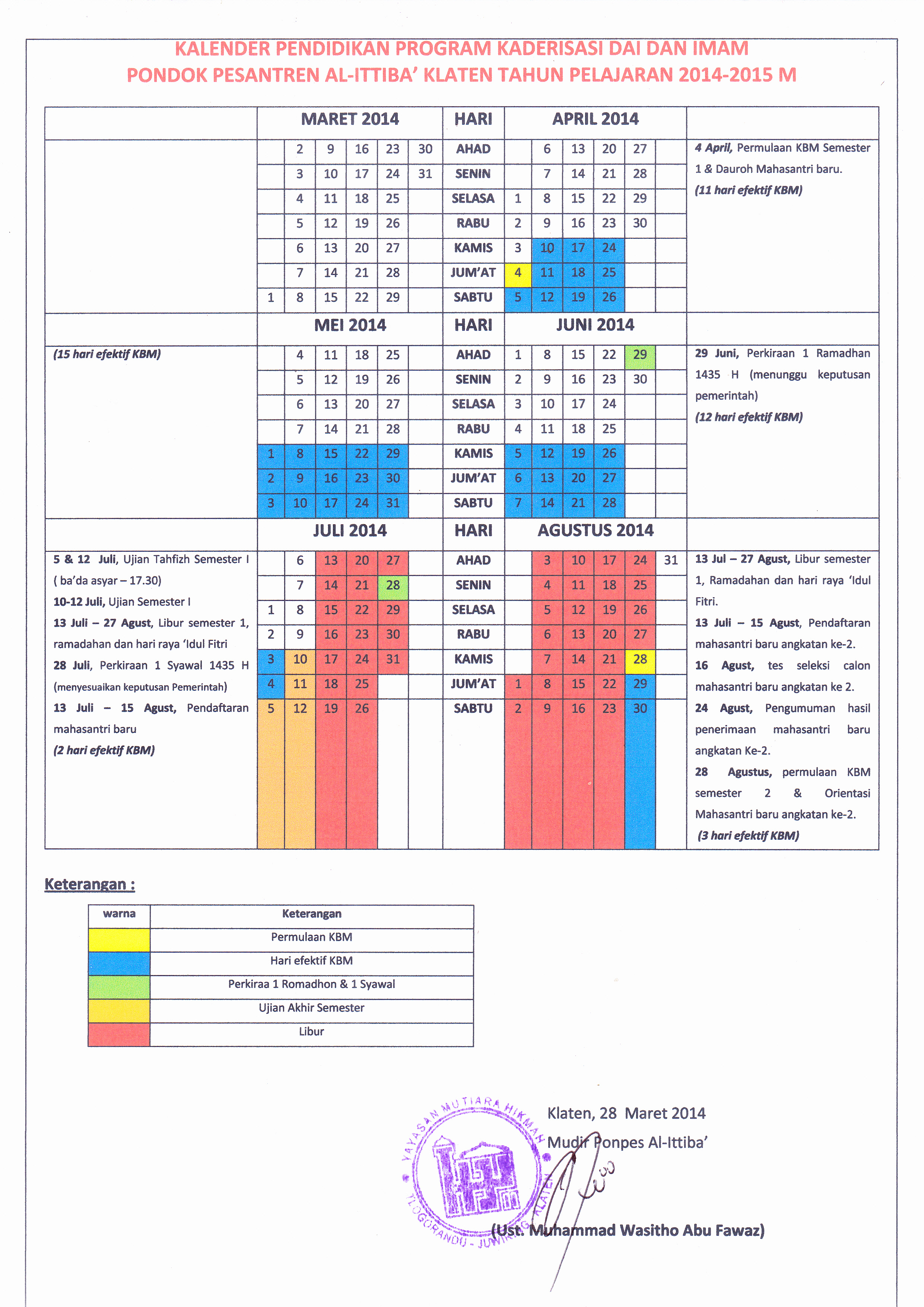 Download Kalender Pendidikan Mi Mts Ma Tahun Pelajaran 2013 2014 ...